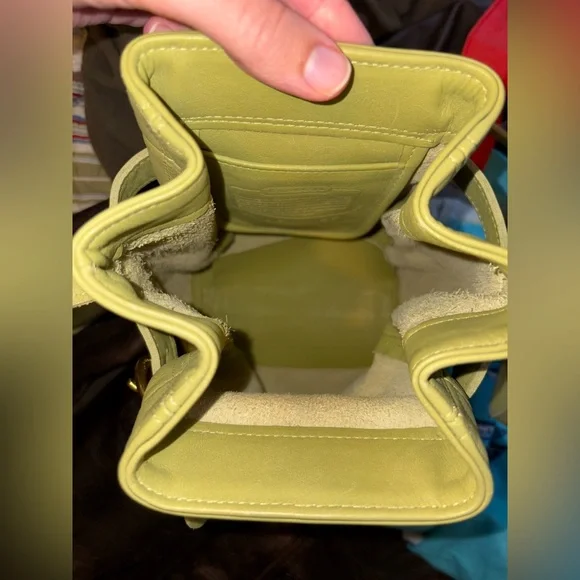 Vintage Coach SoHo Crossbody Bag Green - Picture 5 of 5